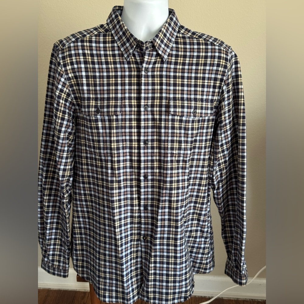 BARBOUR Greatcoat Hearne Thick Flannel Overshirt - Plaid 

Men’s Medium